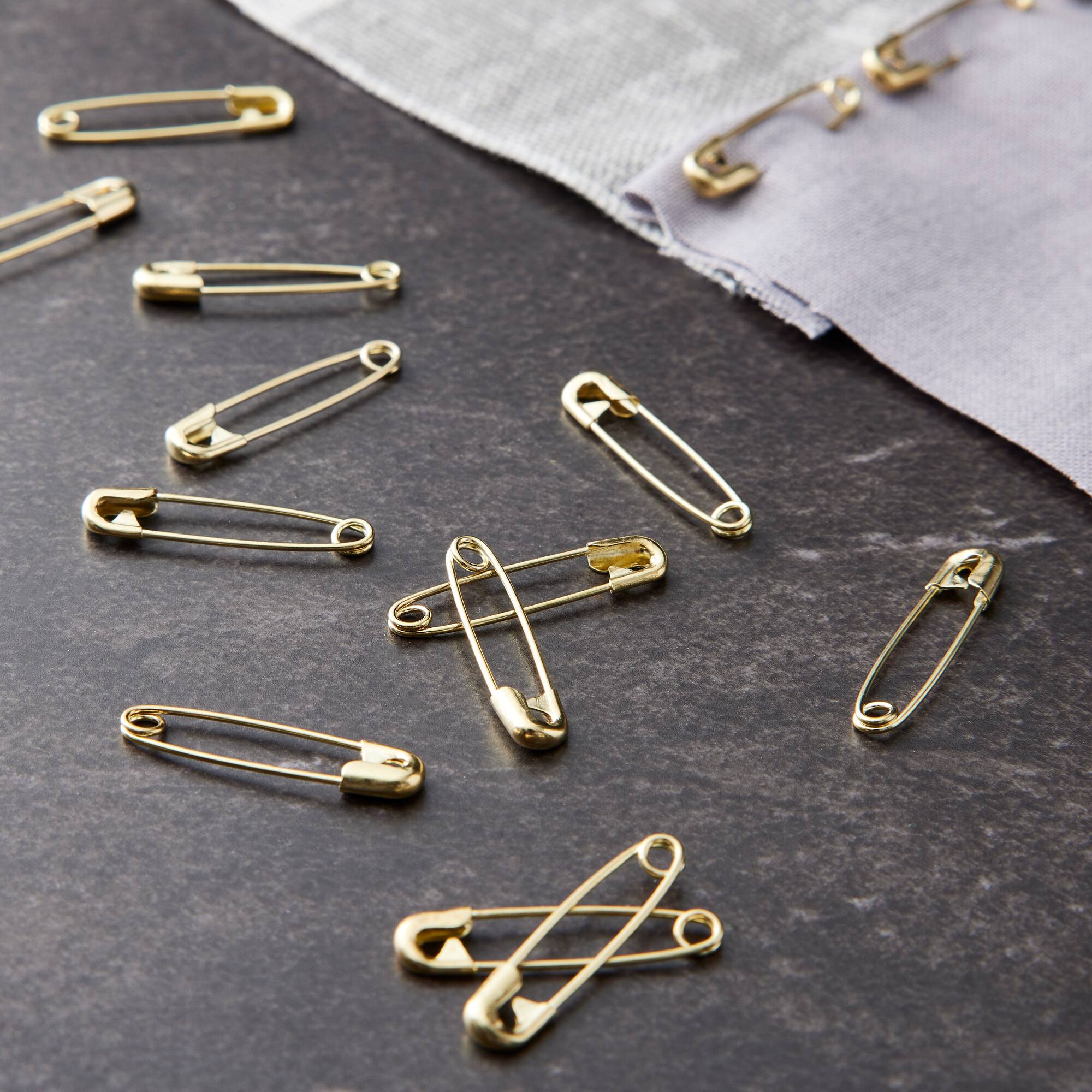 12 Packs: 50 ct. (600 total) 7/8" Safety Pins by Loops & Threads™